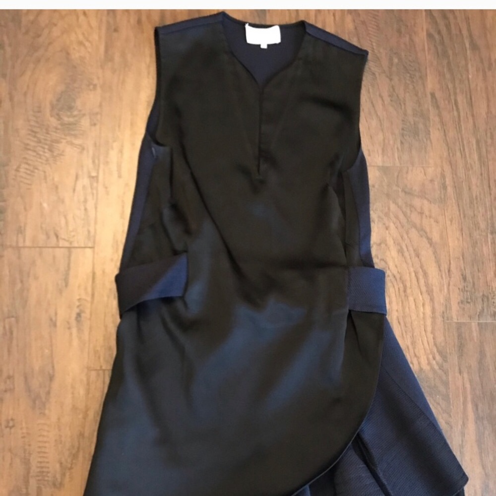 3.1 Phillip Nim Black and Navy Cocktail Dress